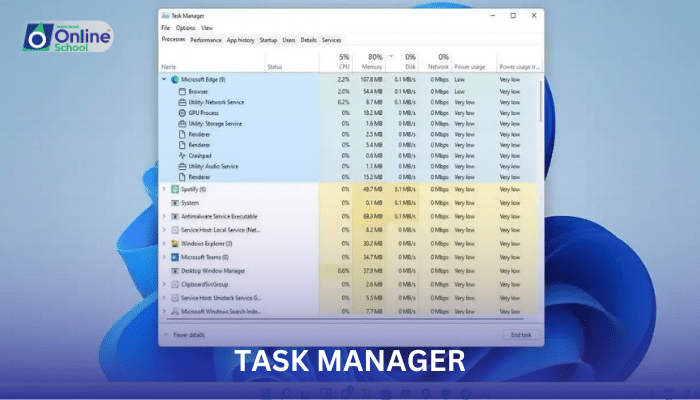Lesson 14: Task Manager: Monitoring System Performance